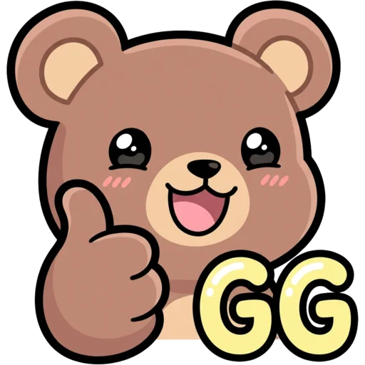 GG bear emote