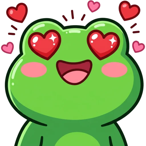Love Frog – free Cute Twitch emote