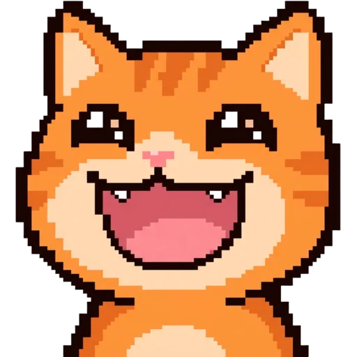 Pixel Cat – free Pixel Twitch emote