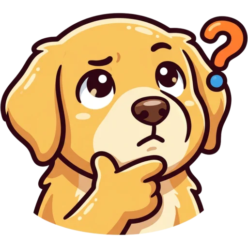 Thinking Dog – free Cute Twitch emote